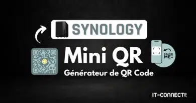 tuto synology mini qr générateur code