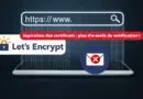 Expiration des certificats Let's Encrypt - plus d’e-mails de notification