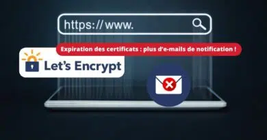 Expiration des certificats Let's Encrypt - plus d’e-mails de notification