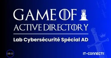 Lab Cybersécurité Active Directory - Game Of Active Directory