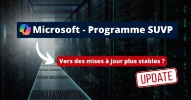 Microsoft - Programme SUVP - Stabilité des mises à jour