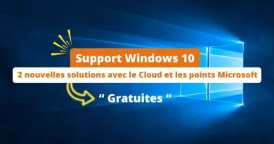Support Windows 10 - 2 nouvelles solutions avec le Cloud et les points Microsoft