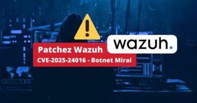 Wazuh Server - CVE-2025-24016 - Botnet Mirai