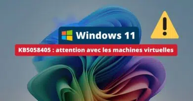 Windows 11 KB5058405 - Mode récupération machines virtuelles