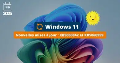 Windows 11 - Nouvelles mises à jour - KB5060842 et KB5060999