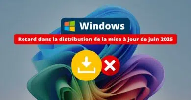 Windows - Retard dans la distribution de la mise à jour de juin 2025