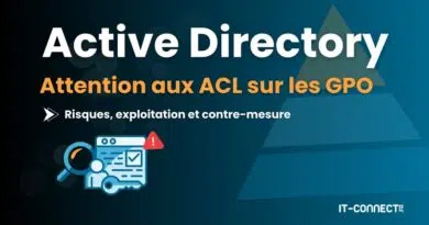 Active Directory problème de sécurité ACL GPO