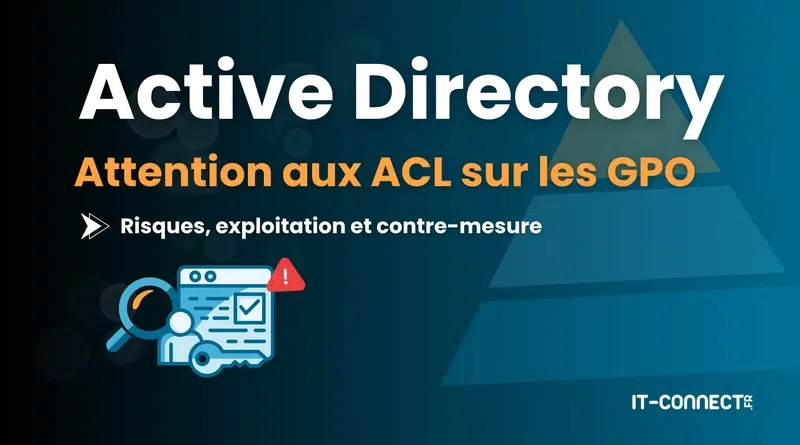Active Directory problème de sécurité ACL GPO