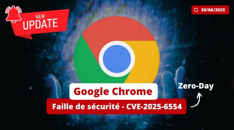 Google Chrome - Faille de sécurité - CVE-2025-6554