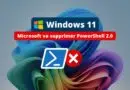 Microsoft va supprimer PowerShell 2.0 de Windows 11