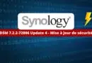 Synology - DSM 7.2.2-72806 Update 4 - Mise à jour de sécurité