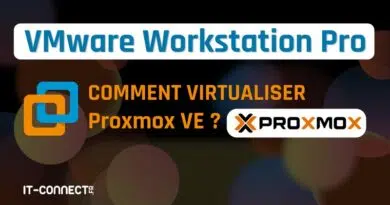 VMware Workstation Pro - Virtualiser Proxmox VE