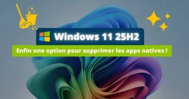 Windows 11 25H2 - Supprimer les applications natives indésirables