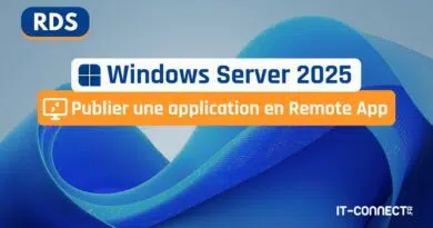 Windows Server 2025 RDS - Publier une application en Remote App