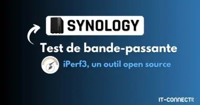 tuto synology test bande-passante iperf