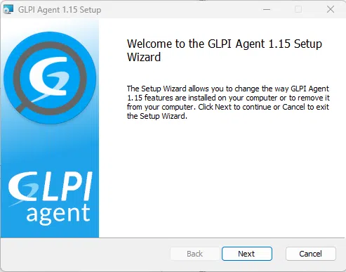 Exemple - Assistant d'installation de GLPI