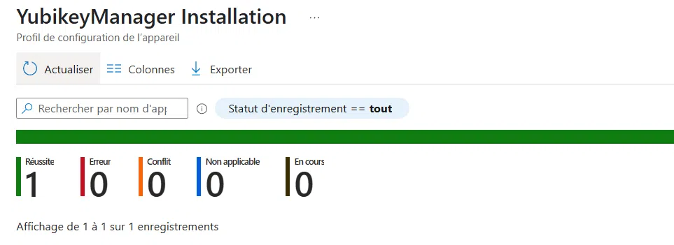La nouvelle version de la stratégie EPM est déployée.