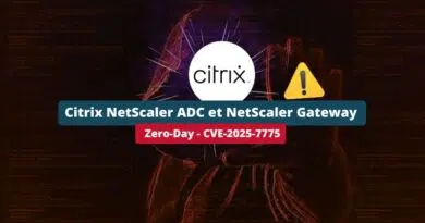 Citrix NetScaler ADC et NetScaler Gateway - Zero-Day - CVE-2025-7775