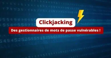 Clickjacking Web - Des gestionnaires de mots de passe vulnérables