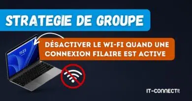 GPO - Windows - Désactiver le Wi-Fi quand une connexion filaire est active