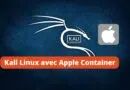 Kali Linux avec Apple Container