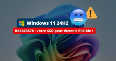 Windows 11 24H2 KB5063878 - votre SSD peut devenir illisible