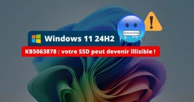 Windows 11 24H2 KB5063878 - votre SSD peut devenir illisible