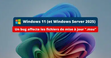 Windows 11 - Bug avec les fichiers de mise à jour MSU
