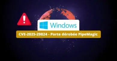 Windows - CVE-2025-29824 - Porte dérobée PipeMagic