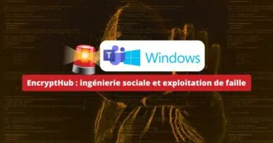 Windows - EncryptHub - ingénierie sociale et exploitation de faille 2025