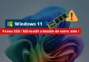 Windows Panne SSD - Microsoft a besoin de votre aide