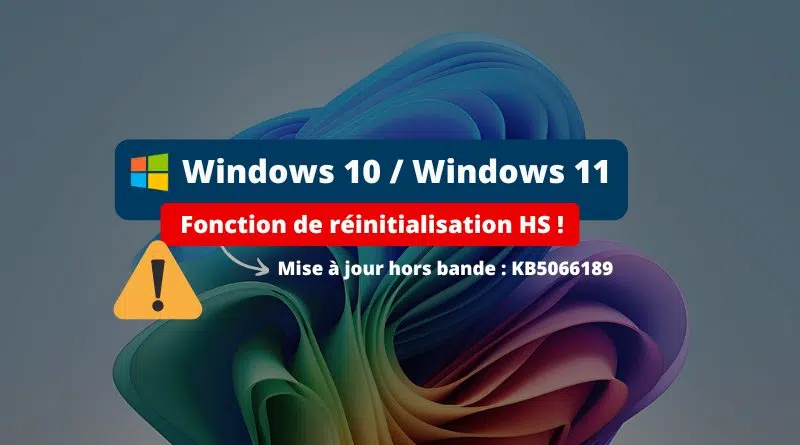 Windows août 2025 - KB5066189