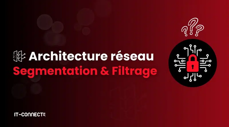architecture réseau - sécurité - segmentation et filtrage
