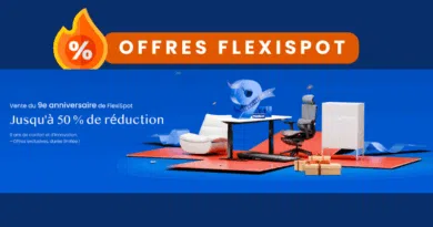 bon plan flexispot août 2025