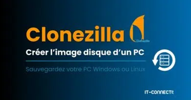 clonezilla créer image disque pc windows ou linux