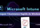 tuto intune bloquer assistance rapide windows