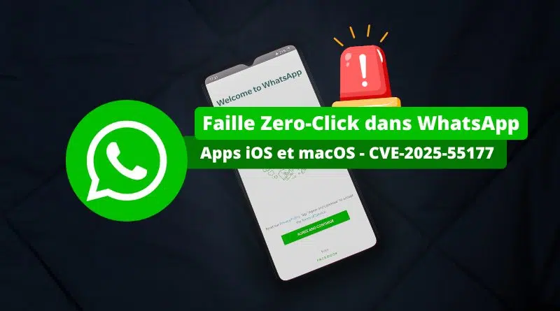 Faille Zero-Click dans WhatsApp CVE-2025-55177