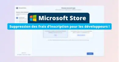 Microsoft Store - Suppression des frais d’inscription pour les développeurs