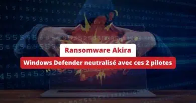 Ransomware Akira - Windows Defender neutralisé avec ces 2 pilotes