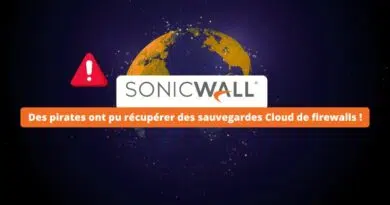 SonicWall fuite de sauvegardes Cloud de firewalls