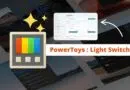 Windows PowerToys - Light Switch
