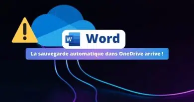 Word - La sauvegarde automatique dans OneDrive arrive