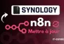 tuto mettre à jour n8n docker sur synology