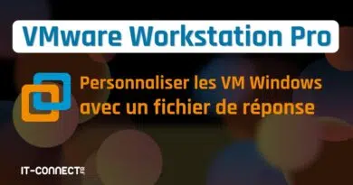 tuto vmware workstation vm windows fichier de réponse unattend