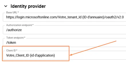 Centreon - Configuration OpenID - Client ID