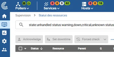 Connexion à Centreon - Exemple
