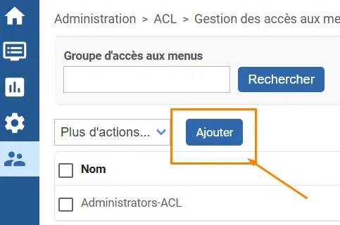 Centreon - Configurer avec les accès aux menus - Support ACL