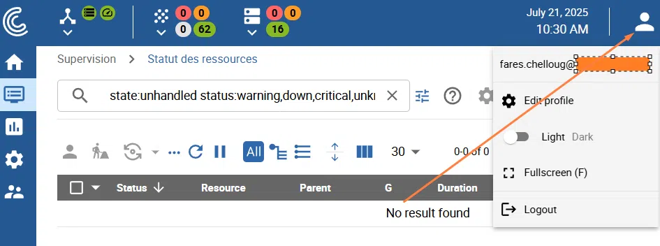 Auto-import dans Centreon d'un membre du groupe Centreon_Administrators