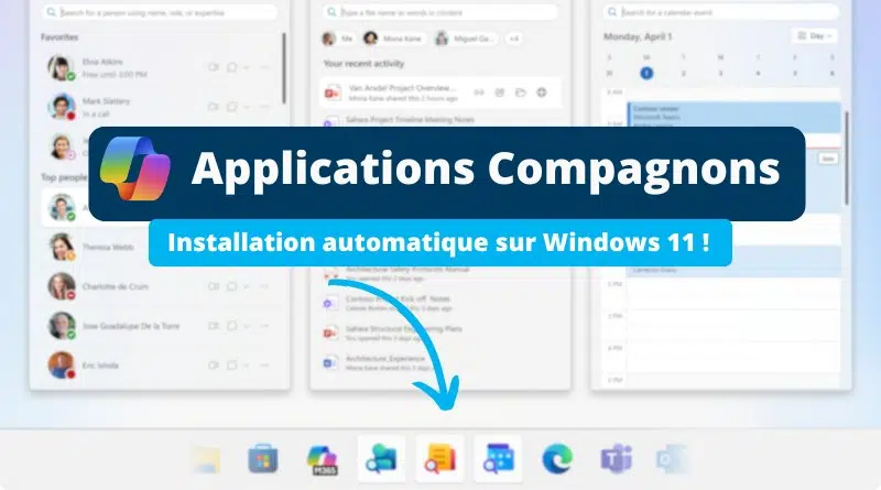 Applications Compagnons - Installation automatique sur Windows 11