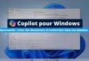 Copilot pour Windows - Créer des documents et rechercher dans vos données